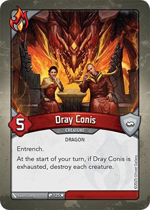 Dray Conis custom art card by Harmed