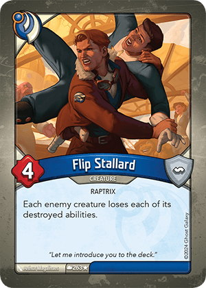 Flip Stallard custom art card by Lord Judo