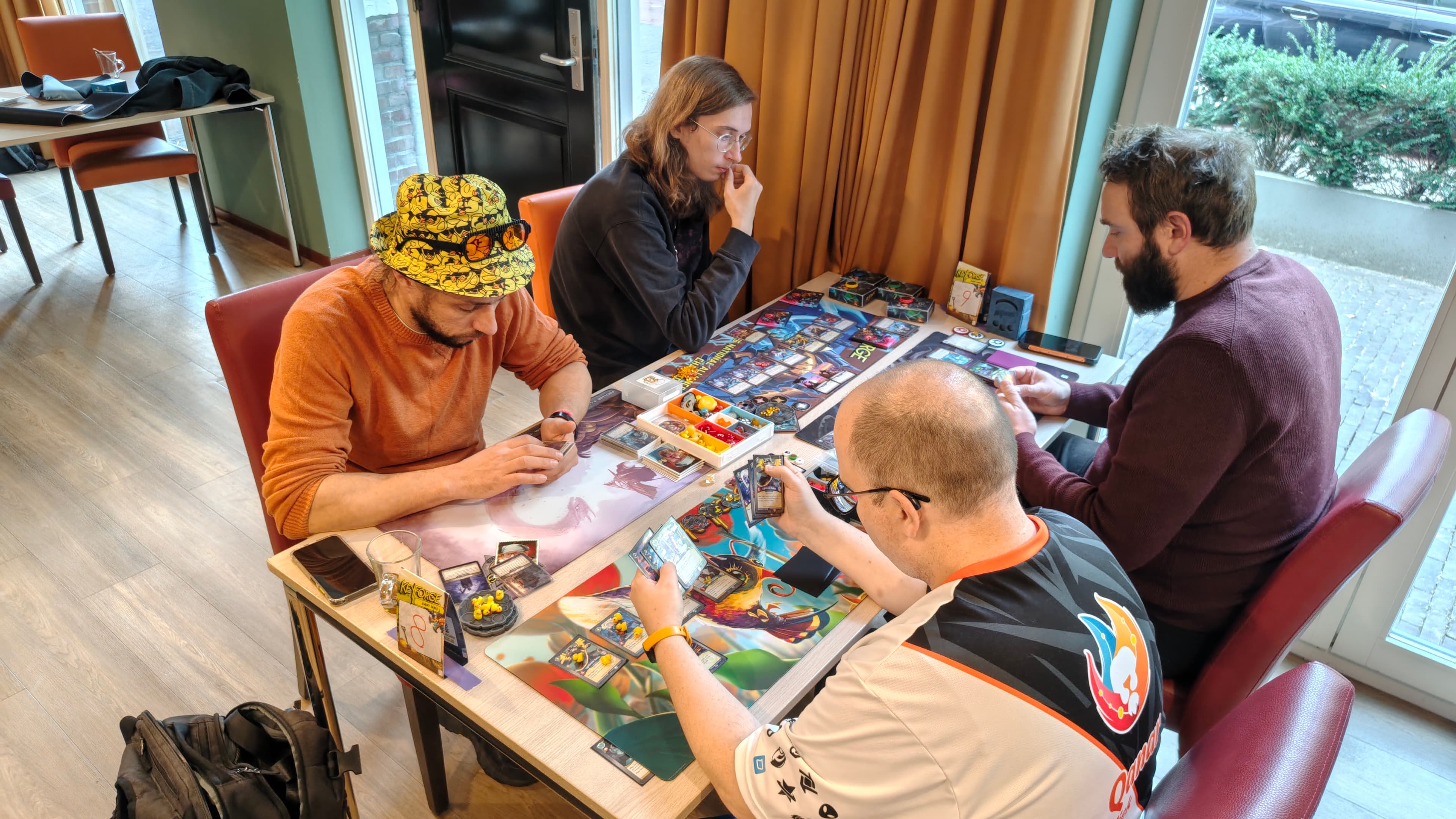 KeyForge match in progress during Dutch Nationals